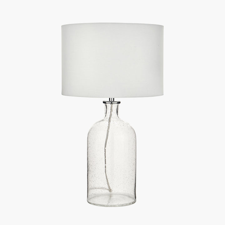 Bellamy Clear Bubble Glass Table Lamp