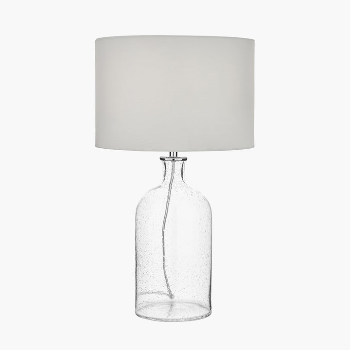 Bellamy Clear Bubble Glass Table Lamp