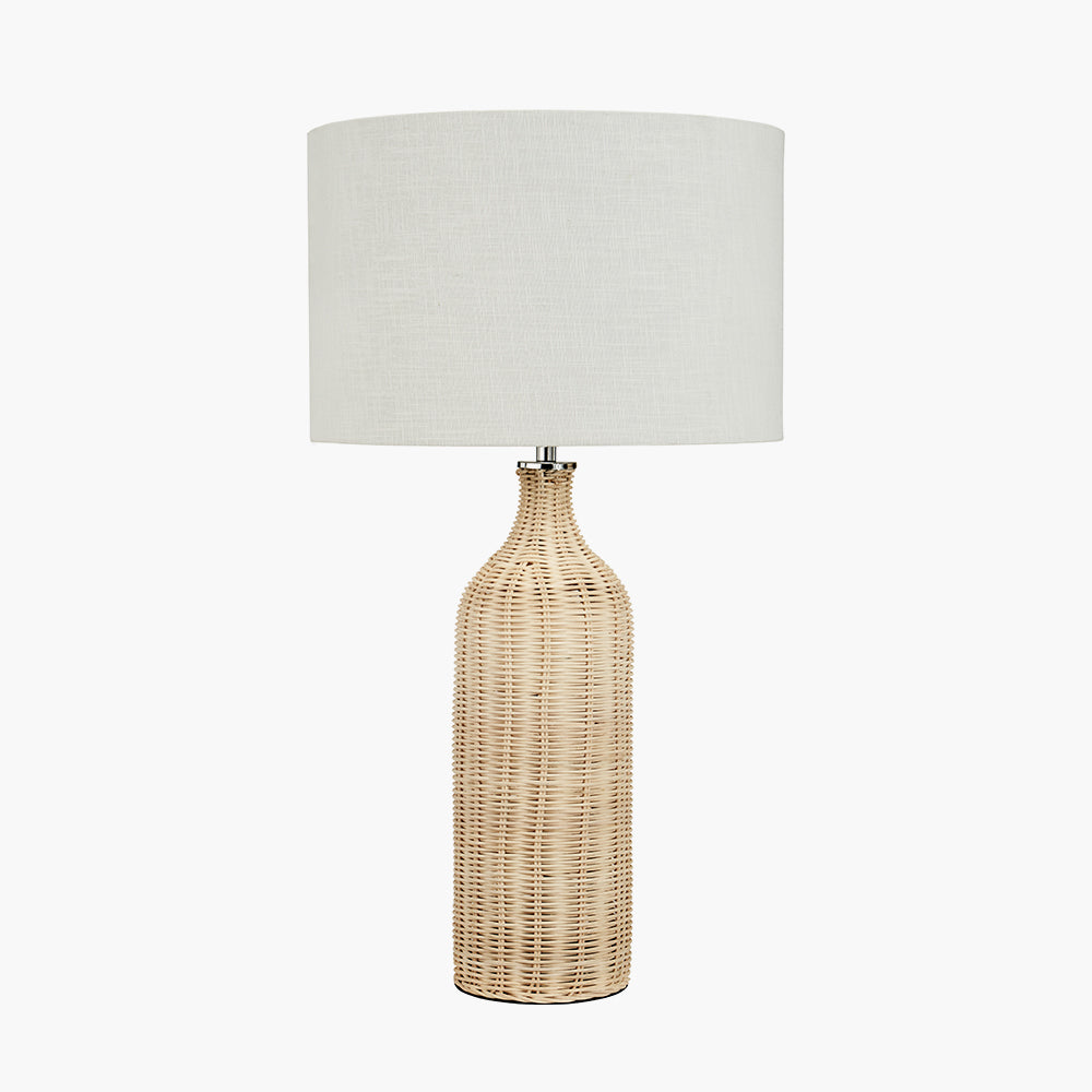 Anika Natural Rattan Bottle Table Lamp