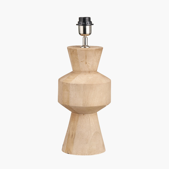 Koa Natural Mango Wood Contemporary Table Lamp Base