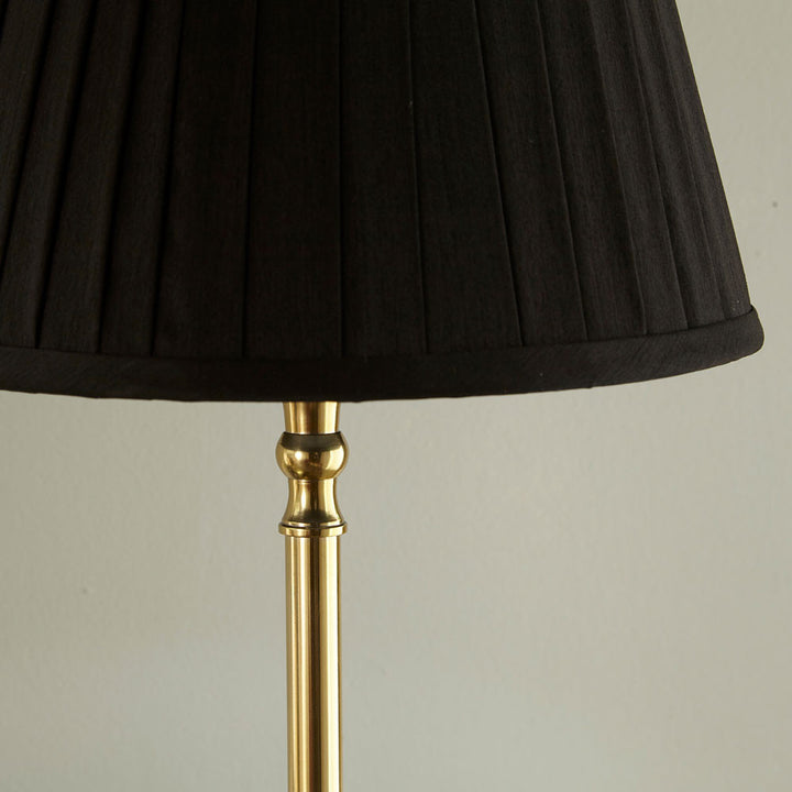 Claudius Gold Metal Stick Table Lamp Base