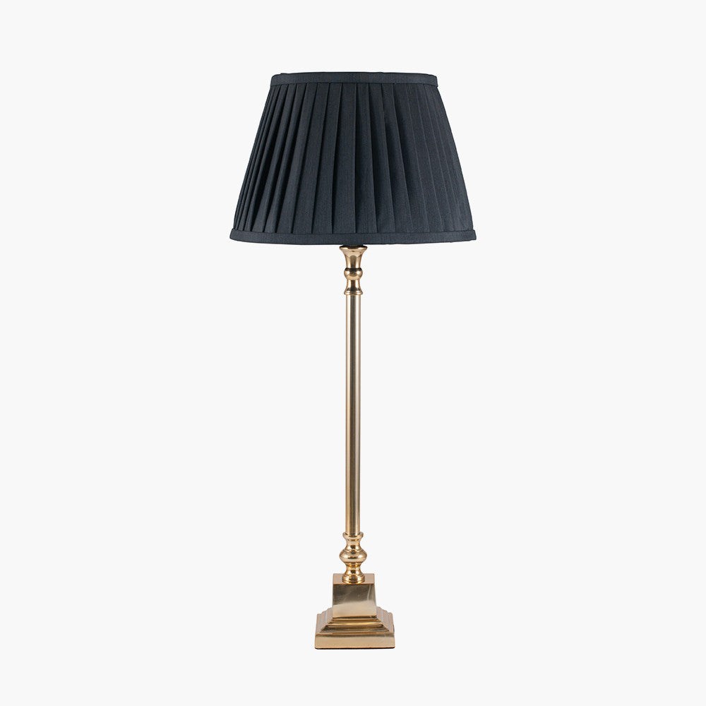 Claudius Gold Metal Stick Table Lamp Base