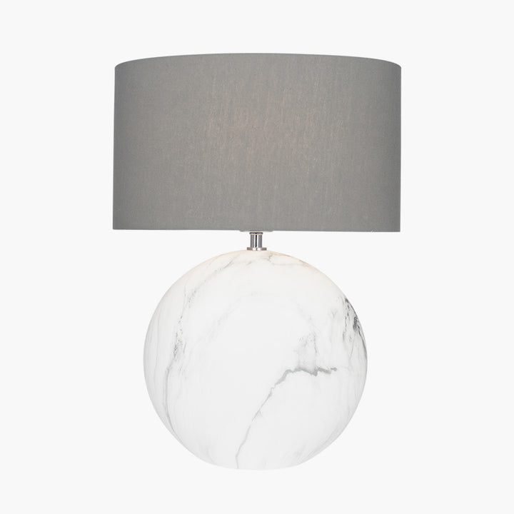 Crestola Marble Effect Ceramic Table Lamp