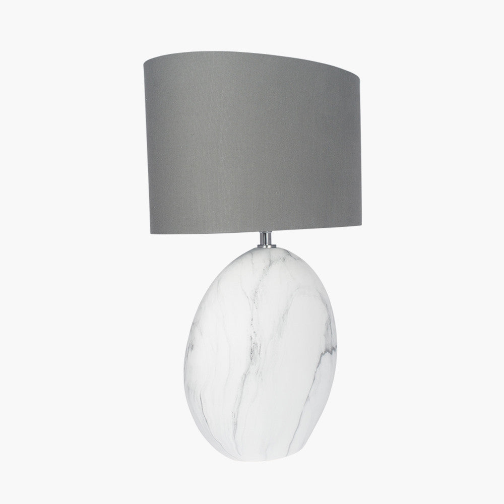 Crestola Marble Effect Ceramic Table Lamp