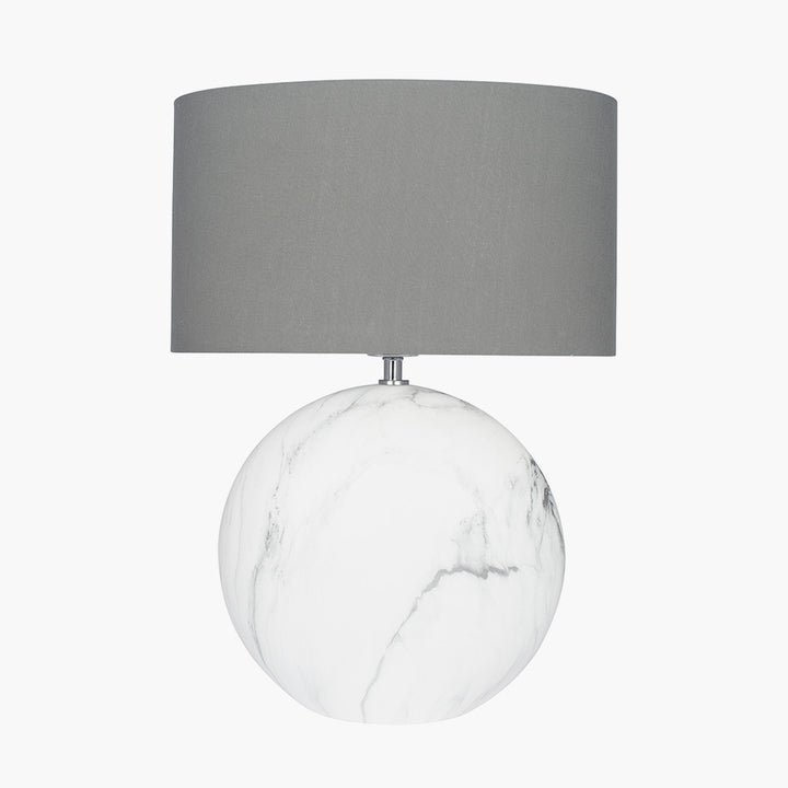 Crestola Marble Effect Ceramic Table Lamp