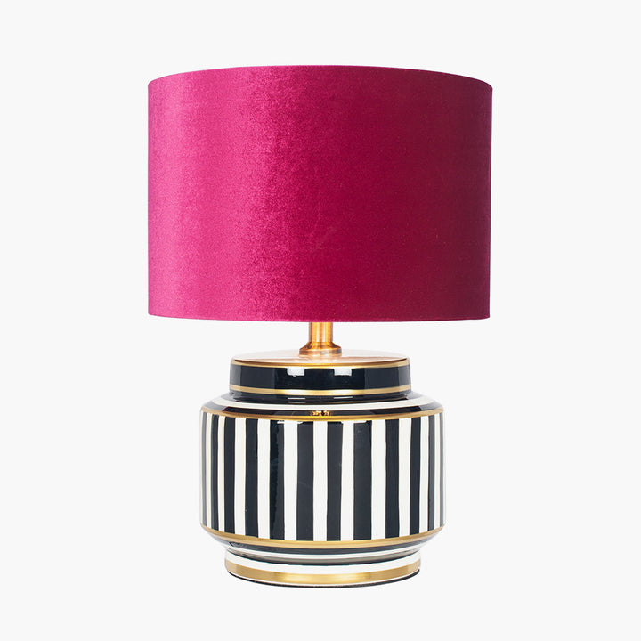 Mono Humbug Black and White Small Table Lamp Base