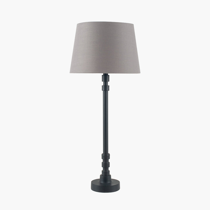 Rhode Matt Black Stick Metal Table Lamp Base