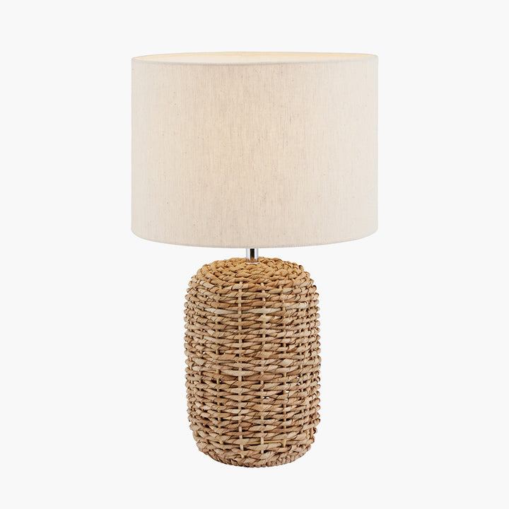 Acer Natural Woven Tall Table Lamp