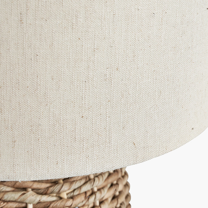 Acer Natural Woven Tall Table Lamp