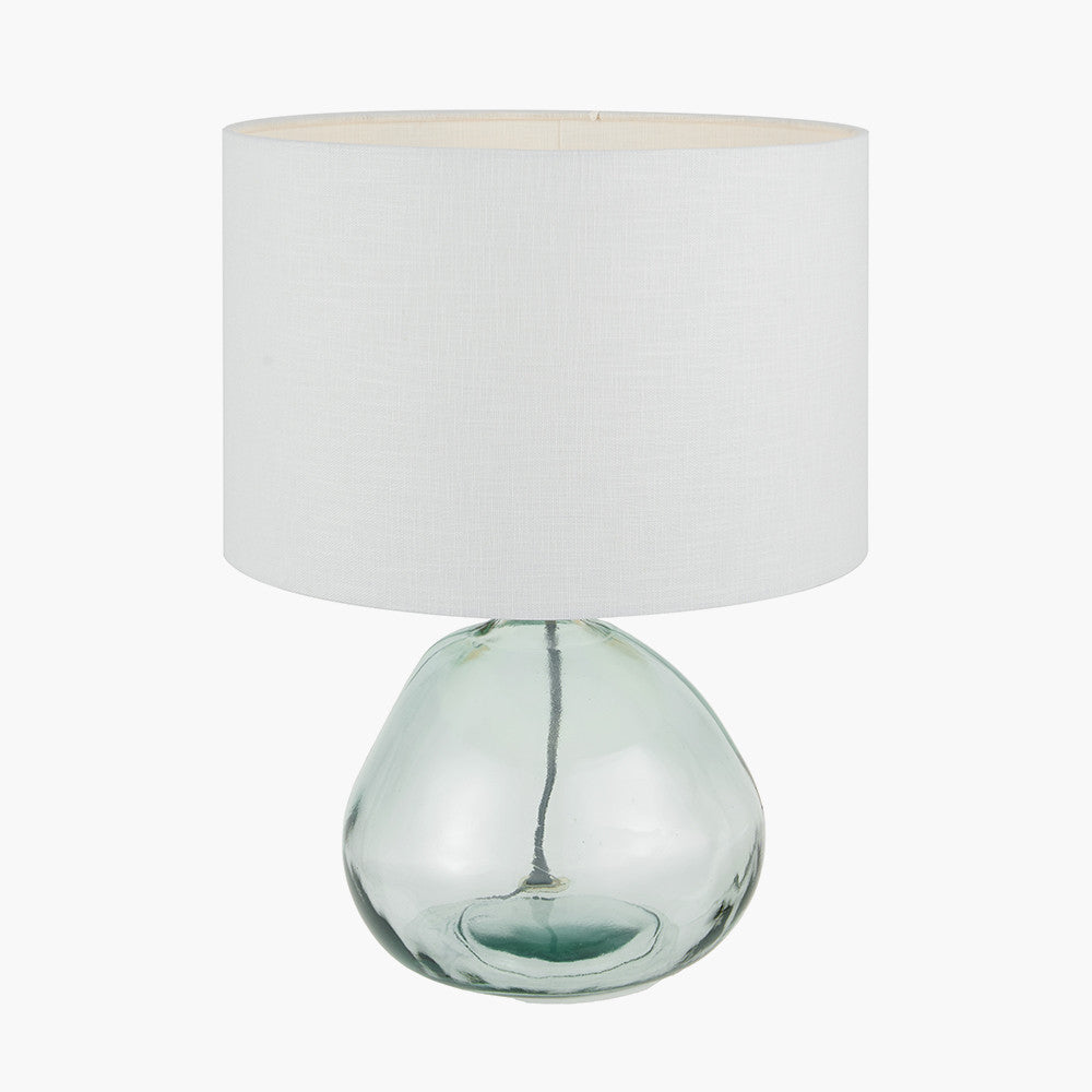 Alvira Organic Shape Recycled Glass Table Lamp Base