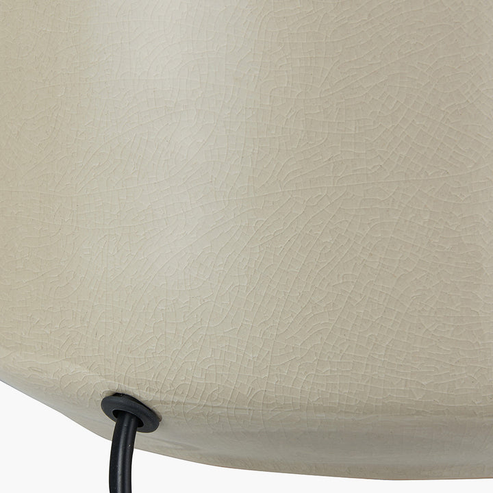 Nora Cream Crackle Effect Table Lamp