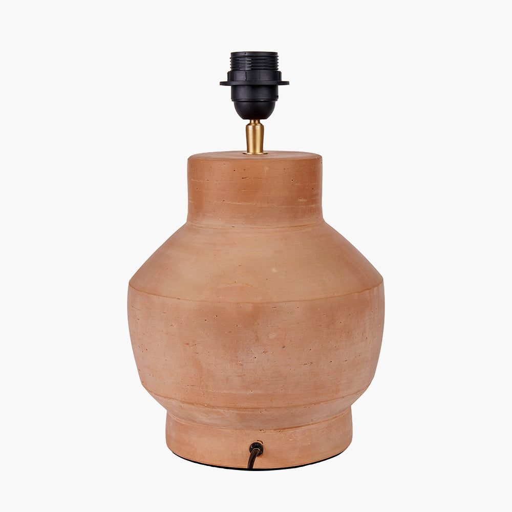 Inna Natural Urn Terracotta Table Lamp Base