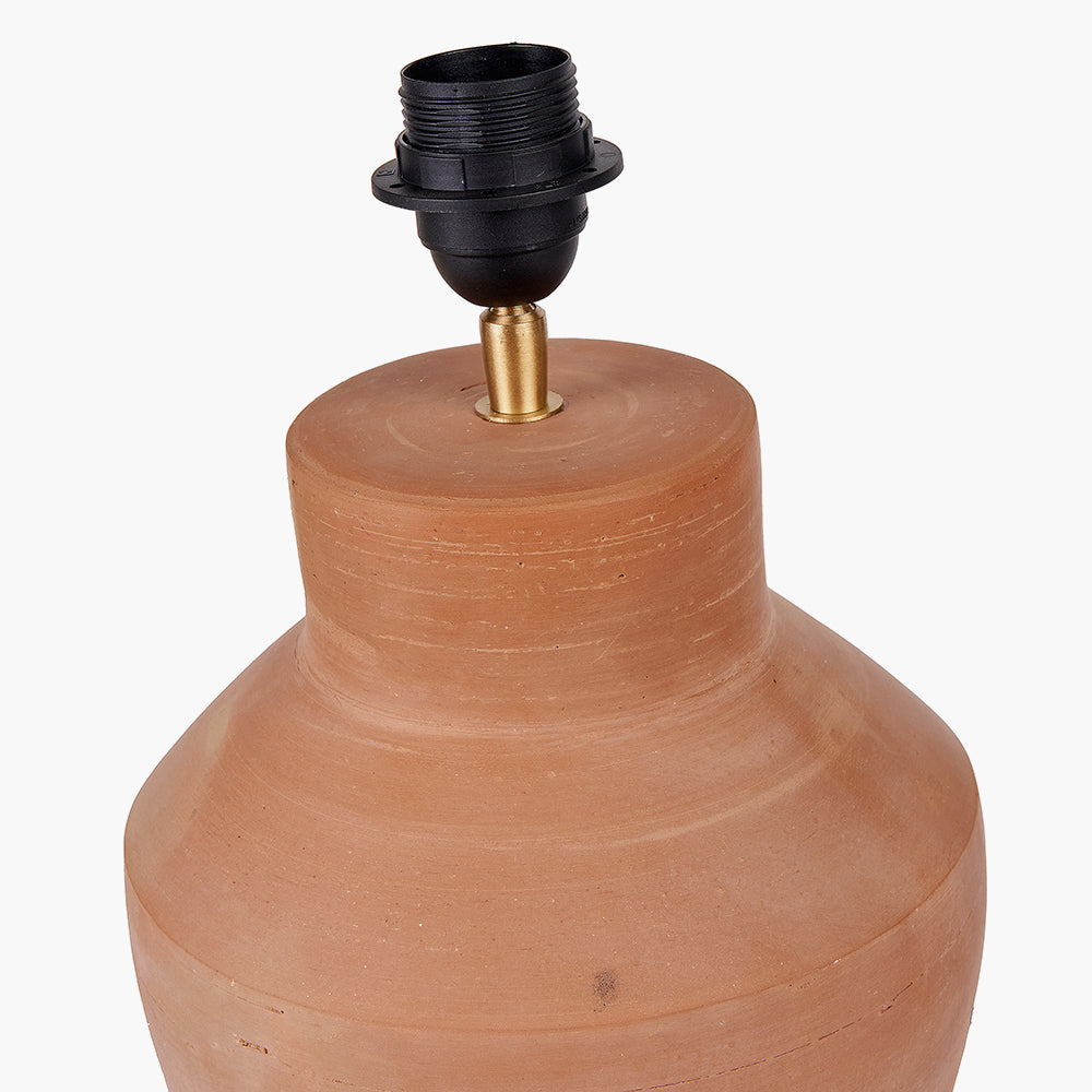 Inna Natural Urn Terracotta Table Lamp Base