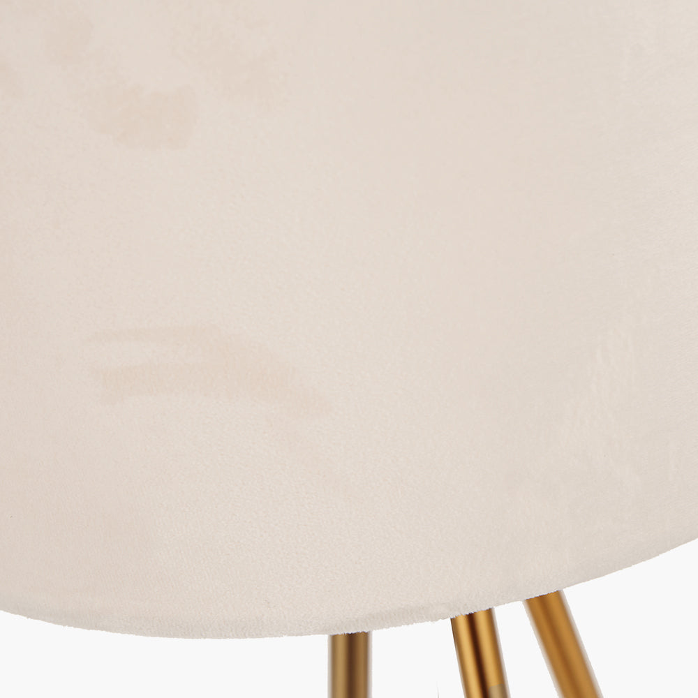 Houston Brushed Brass Metal Tripod Table Lamp