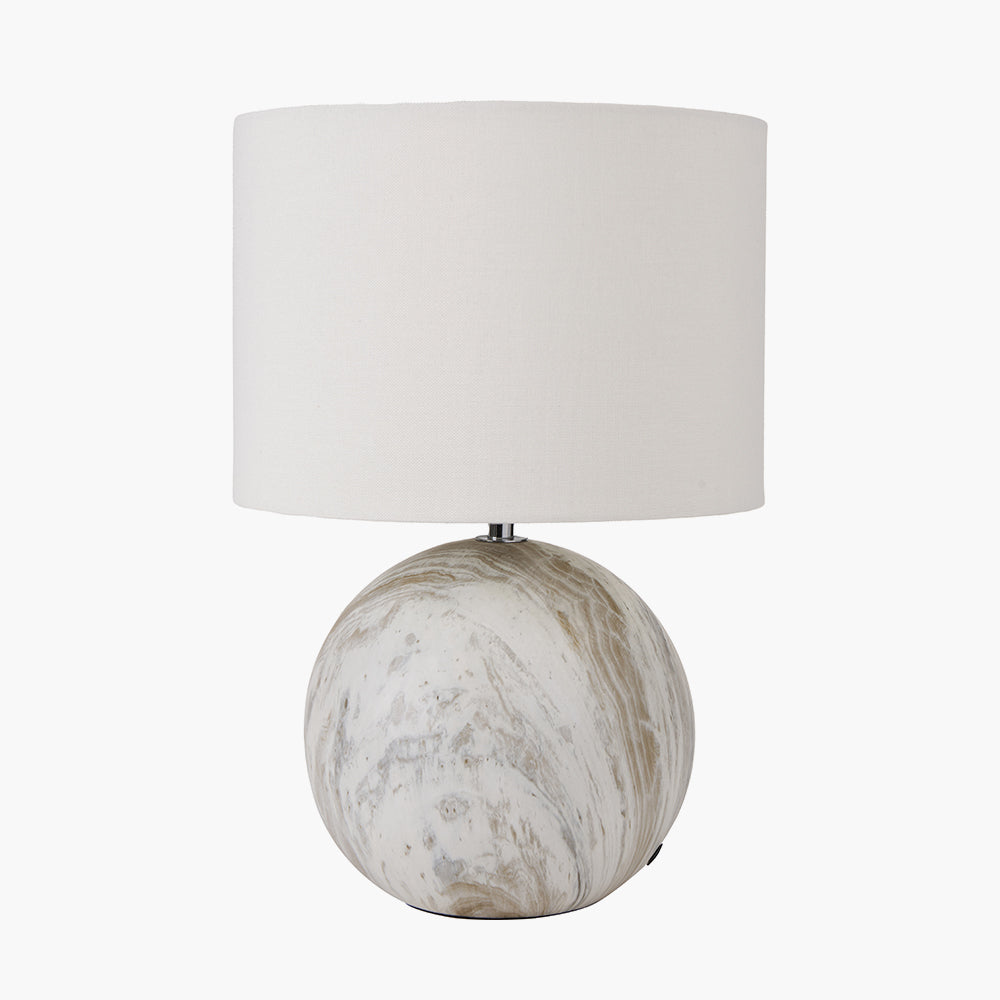 Viejo Grey Stone Effect Ceramic Table Lamp