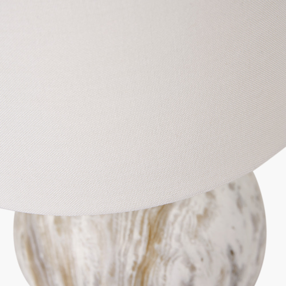 Viejo Grey Stone Effect Ceramic Table Lamp