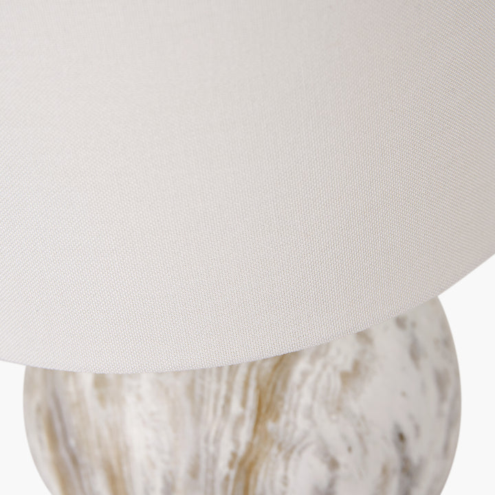 Viejo Grey Stone Effect Ceramic Table Lamp