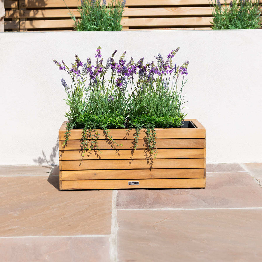 Maze -  Bali Small Planter with Metal Liner