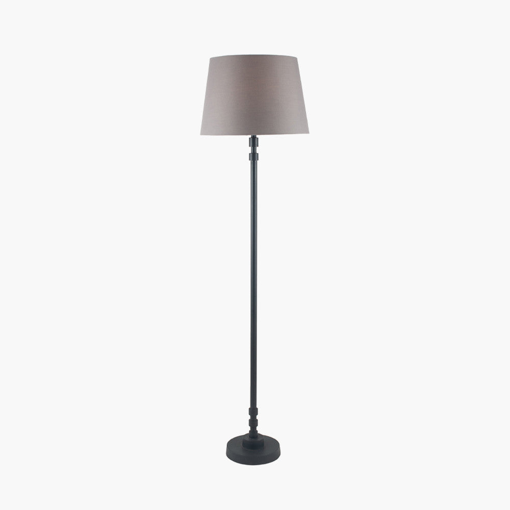 Rhode Matt Black Stick Metal Floor Lamp Base