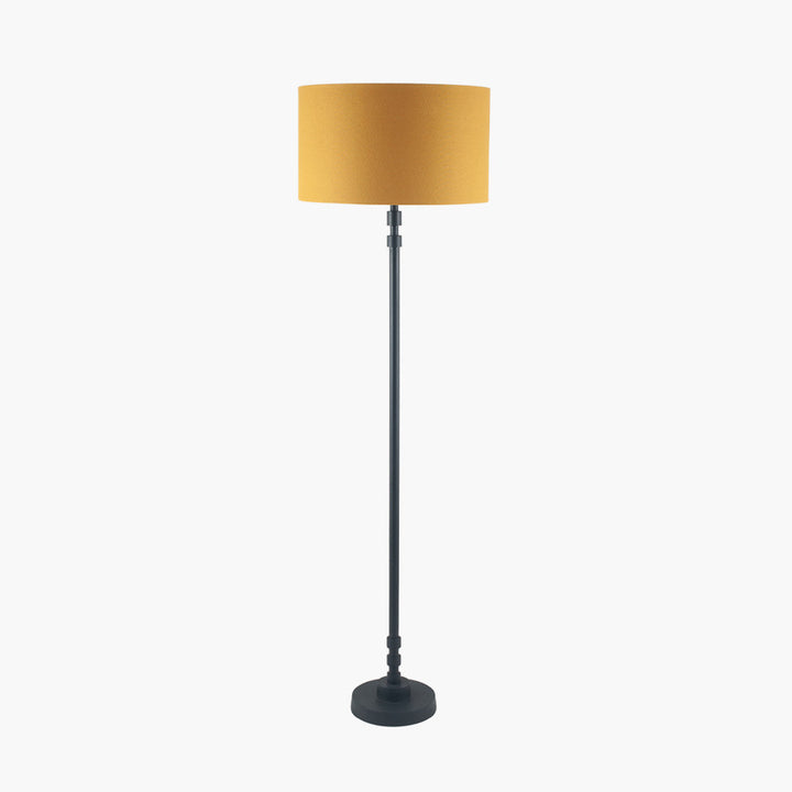 Rhode Matt Black Stick Metal Floor Lamp Base