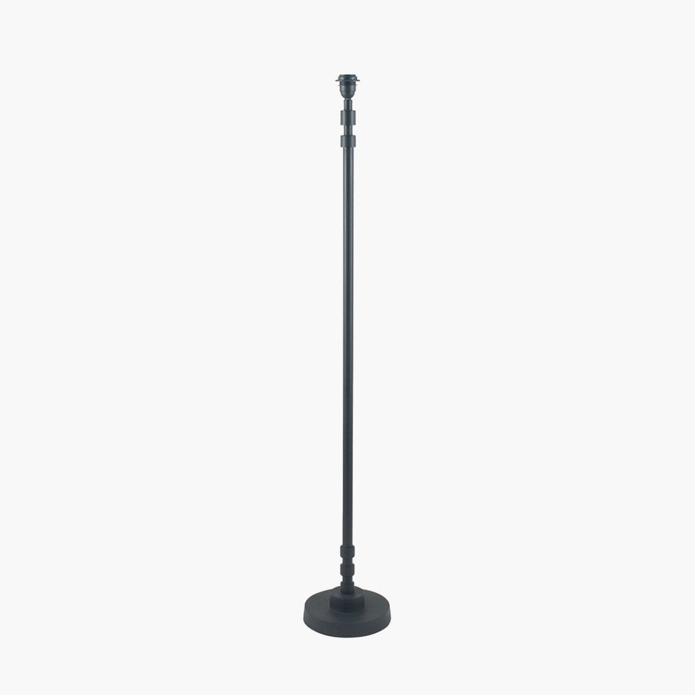 Rhode Matt Black Stick Metal Floor Lamp Base