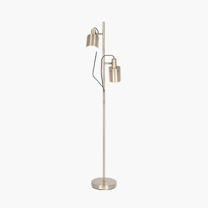 Aaron Antique Brass Metal Task Floor Lamp