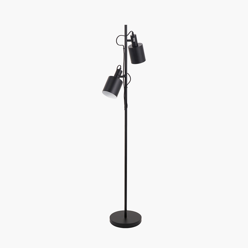 Aaron Black Metal Task Floor Lamp