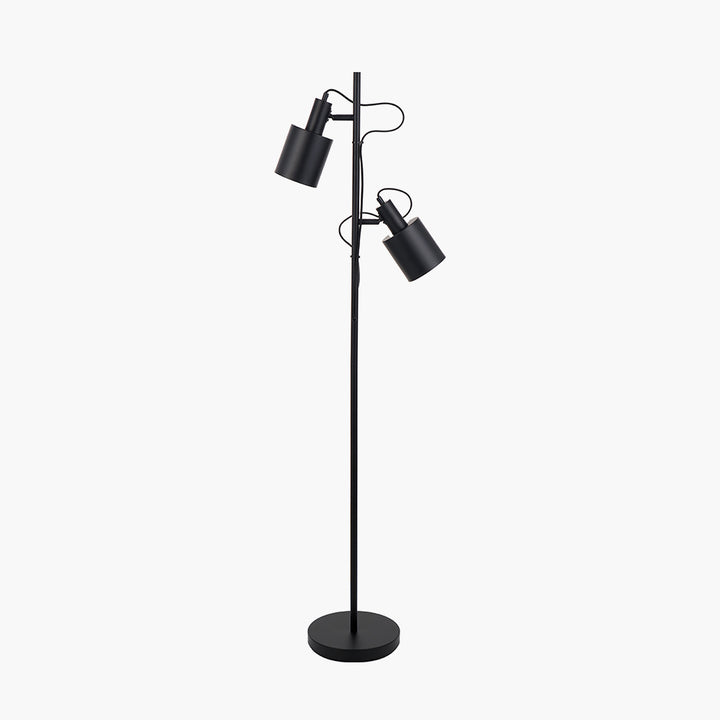 Aaron Black Metal Task Floor Lamp