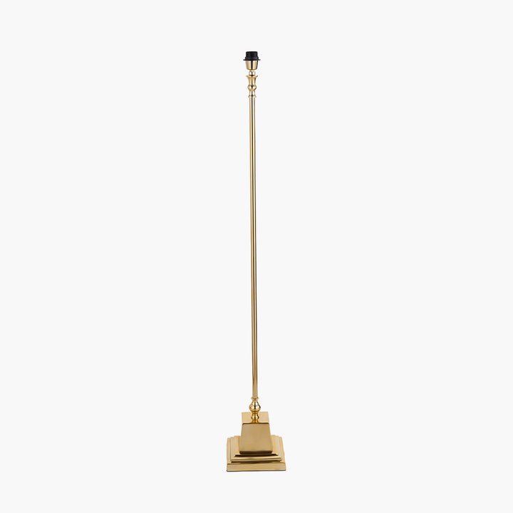 Claudius Gold Metal Stick Floor Lamp Base