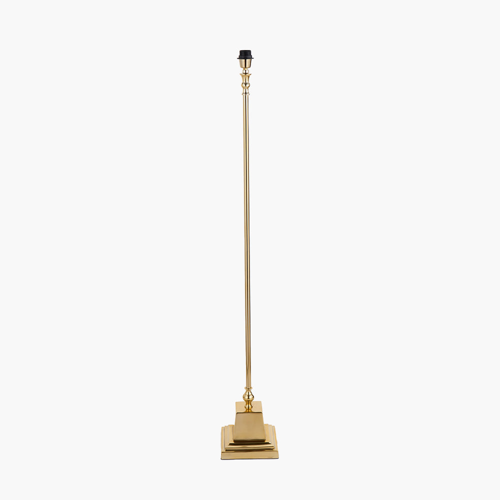 Claudius Gold Metal Stick Floor Lamp Base