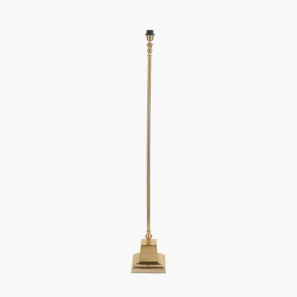 Claudius Gold Metal Stick Floor Lamp Base