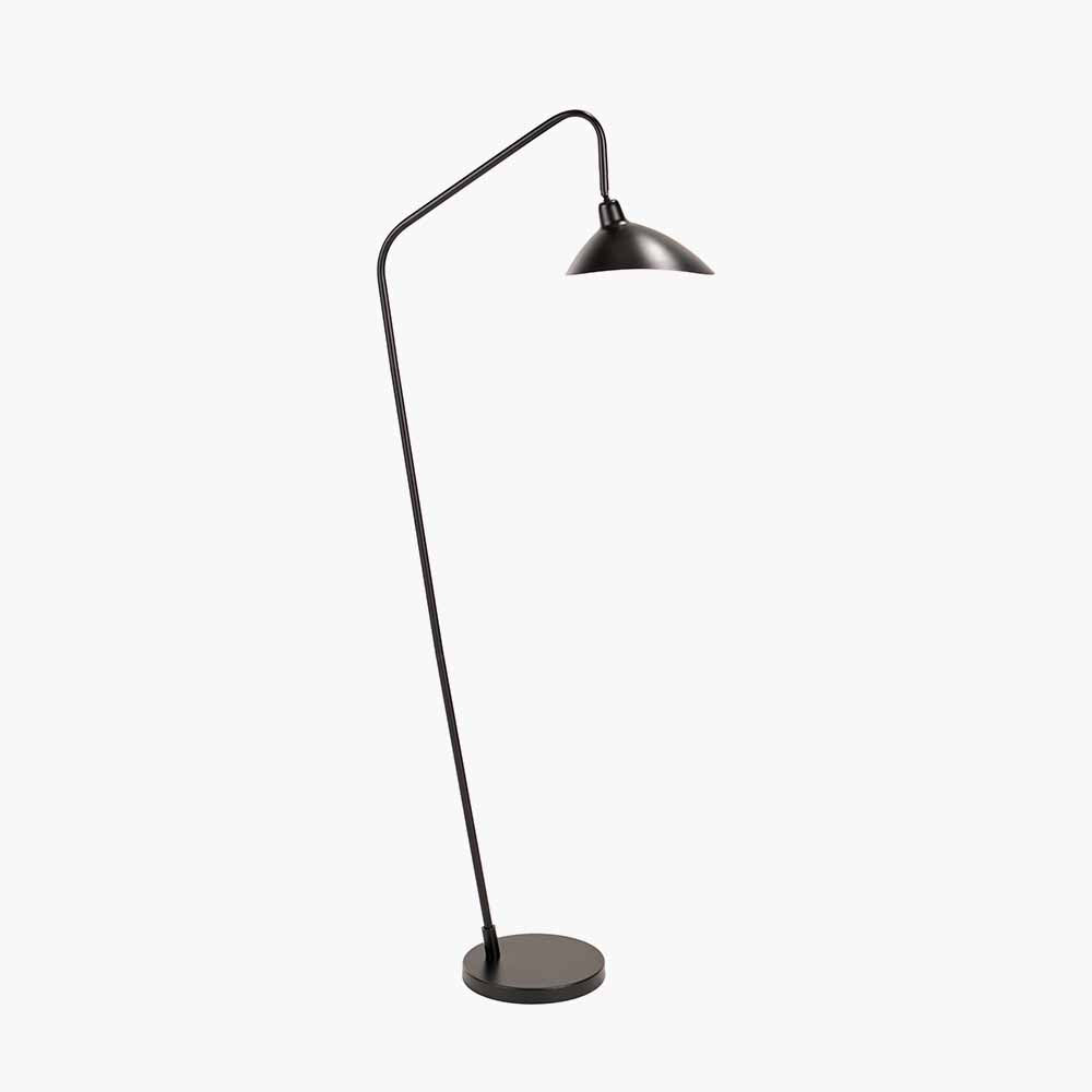 Toulon Black Metal Task Floor Lamp