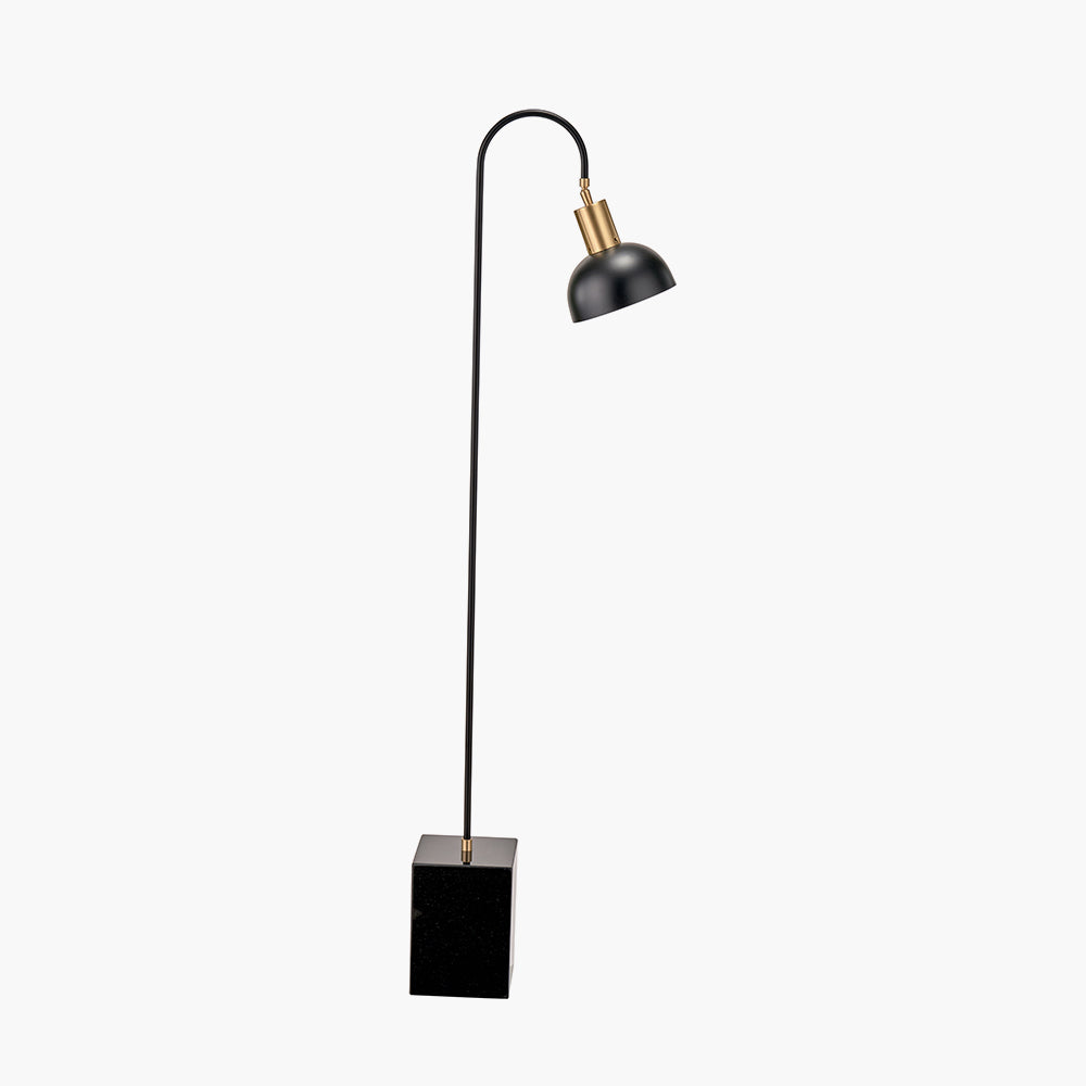 Mayfair Matt Black Domed Task Floor Lamp