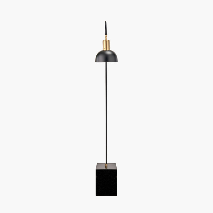 Mayfair Matt Black Domed Task Floor Lamp