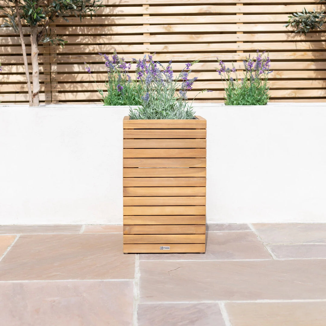 Maze -  Bali Medium Planter with Metal Liner