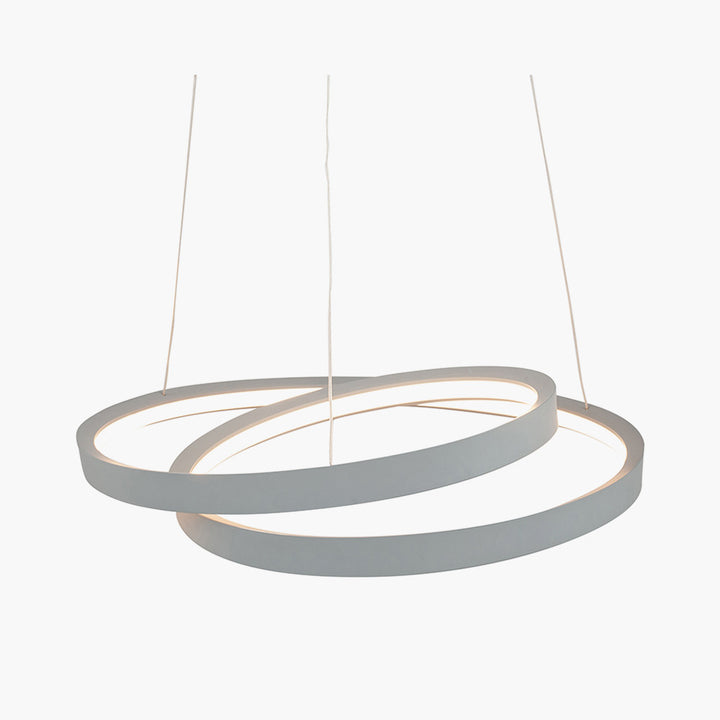 Neptune Grey LED Ring Pendant