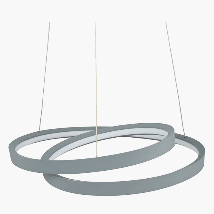 Neptune Grey LED Ring Pendant