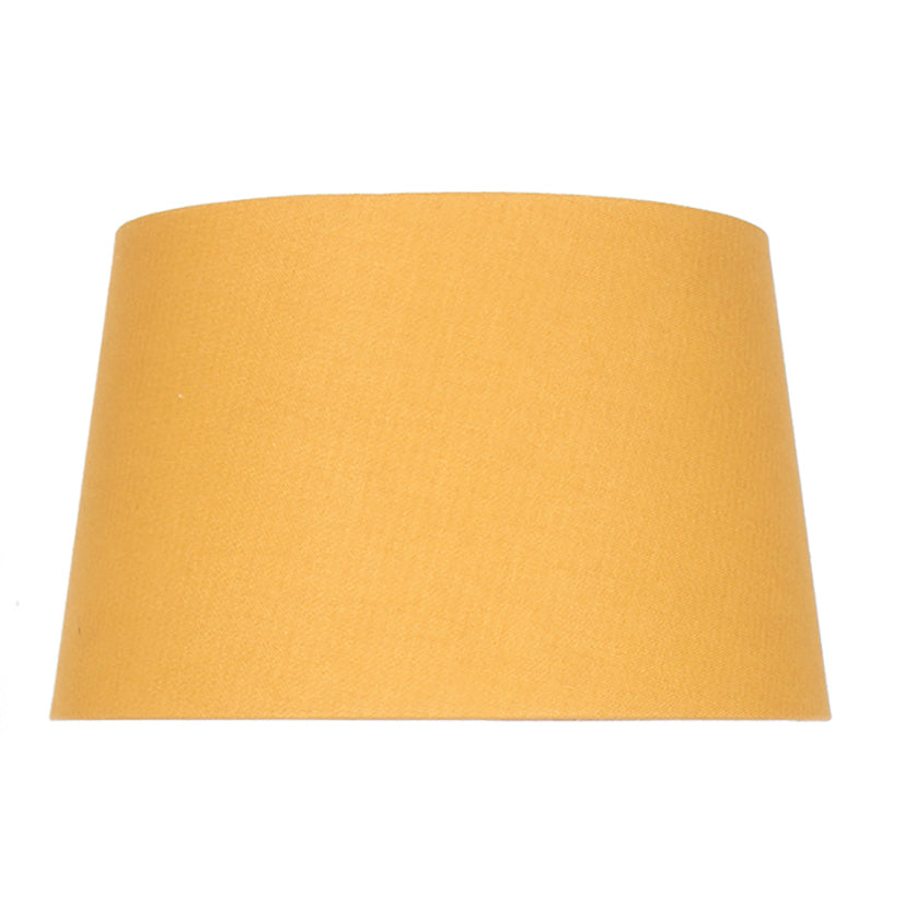 Winston 25cm Mustard Handloom Tapered Cylinder Shade