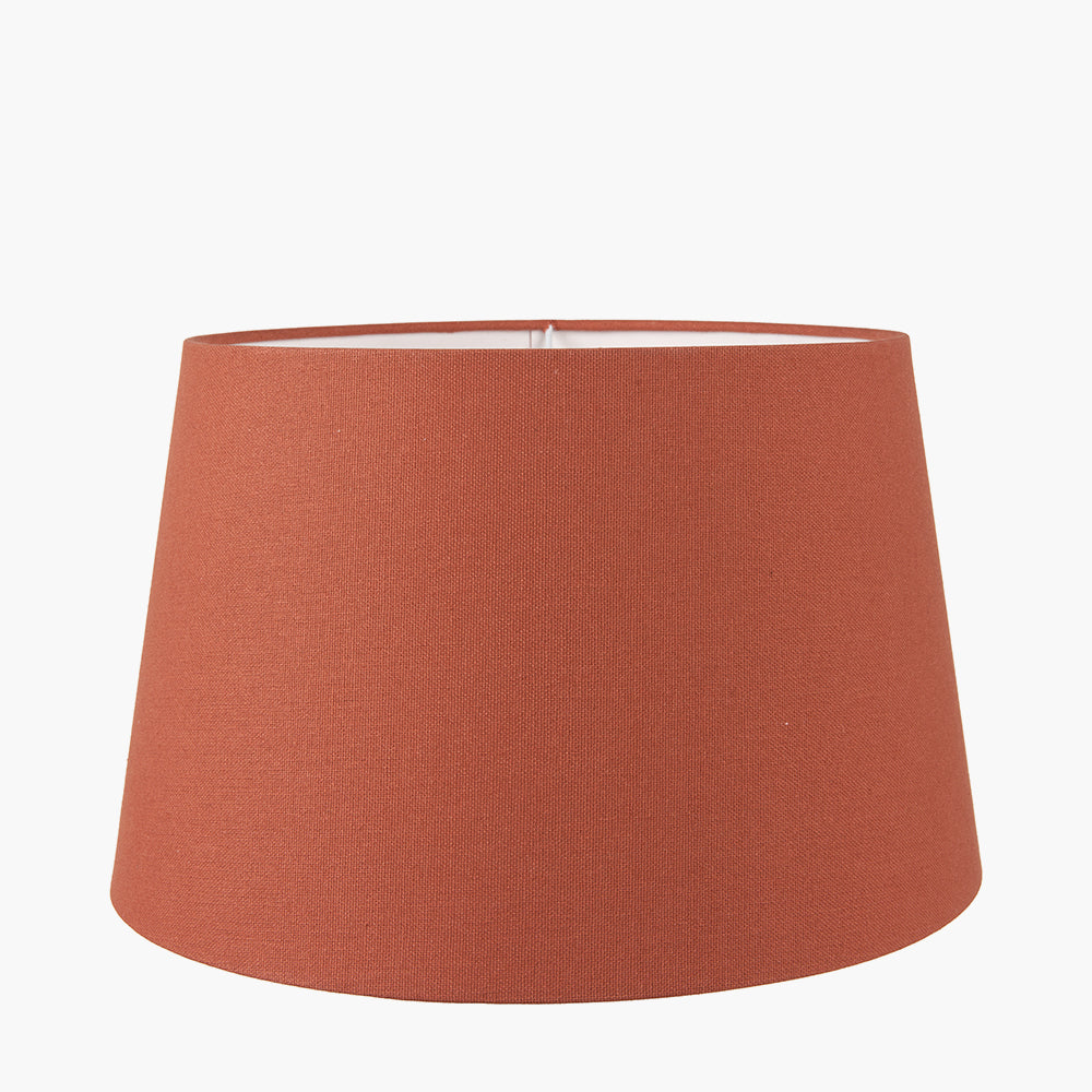 Winston 25cm Tobacco Handloom Tapered Cylinder Shade