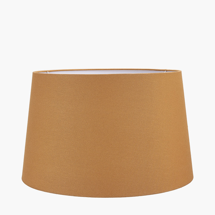 Winston 20cm Mustard Handloom Tapered Cylinder Shade