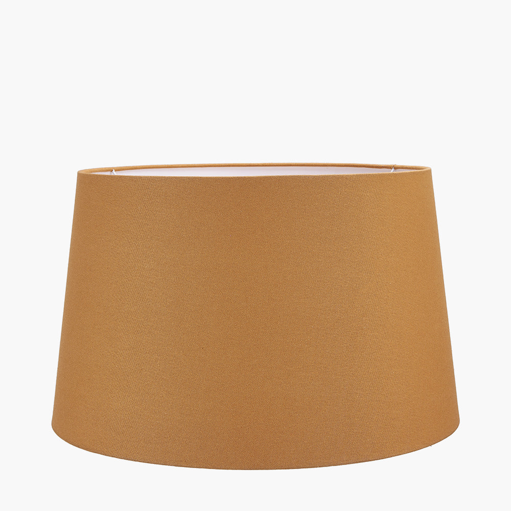 Winston 30cm Mustard Handloom Tapered Cylinder Shade