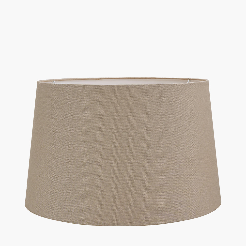 Winston 35cm Taupe Handloom Tapered Cylinder Shade