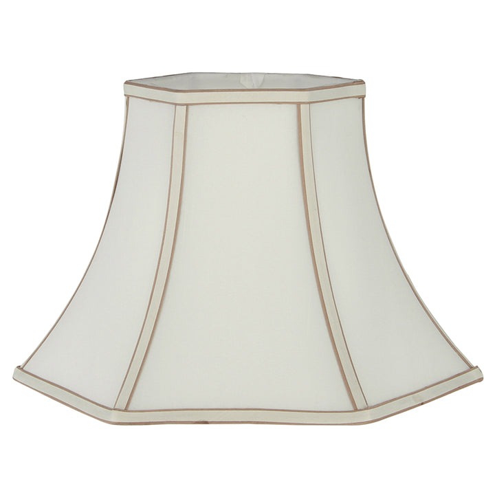 Lyla 25cm Cream Polysilk Bowed Shade