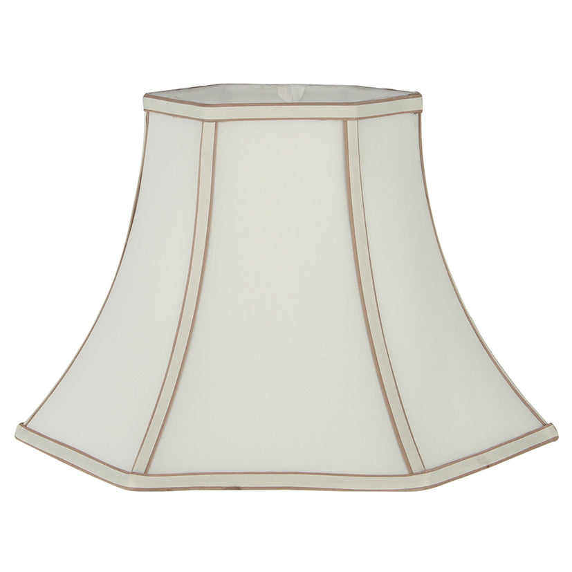 Lyla 25cm Cream Polysilk Bowed Shade