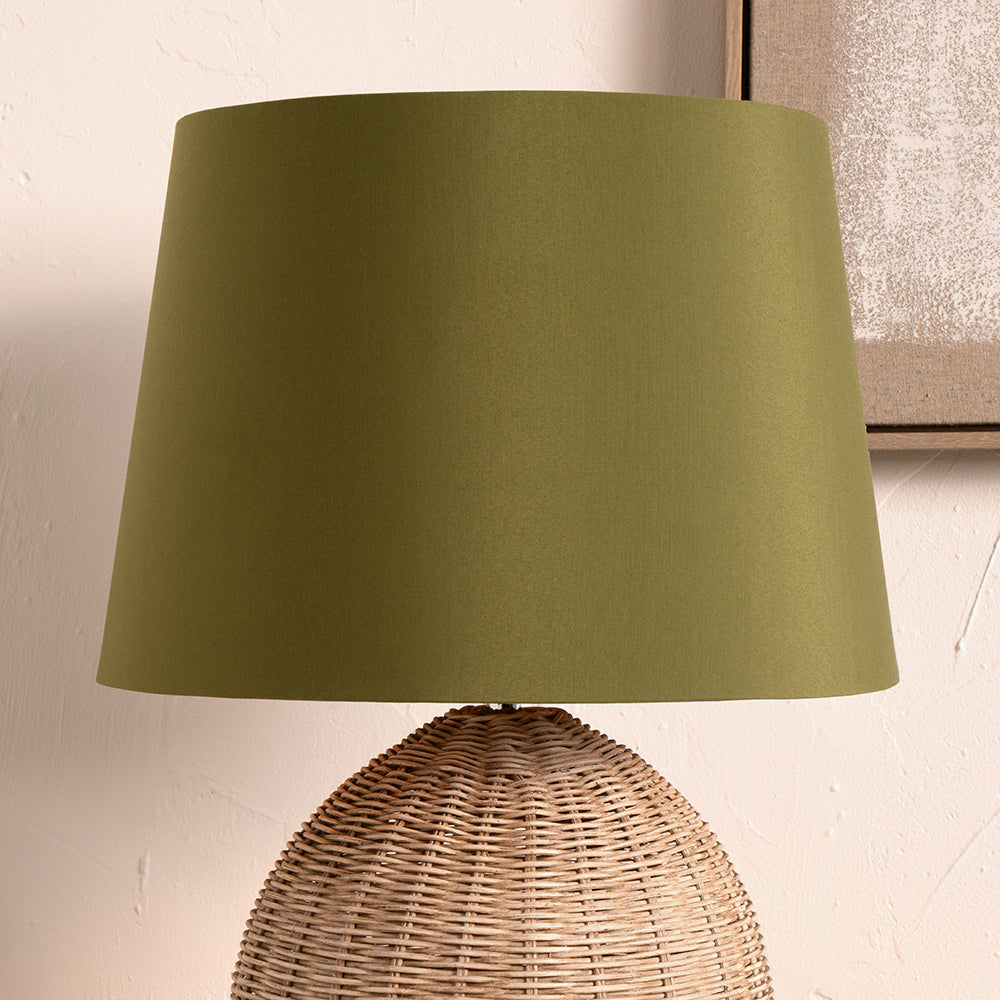 Adelaide 40cm Sage Tapered Poly Cotton Shade