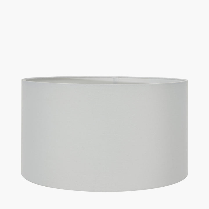 Harry 45cm Ivory Poly Cotton Cylinder Drum Shade