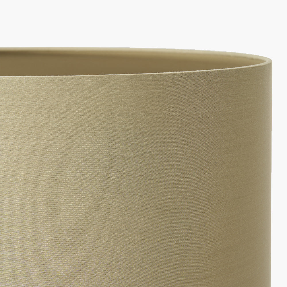 Harry 25cm Taupe Poly Cotton Cylinder Drum Shade