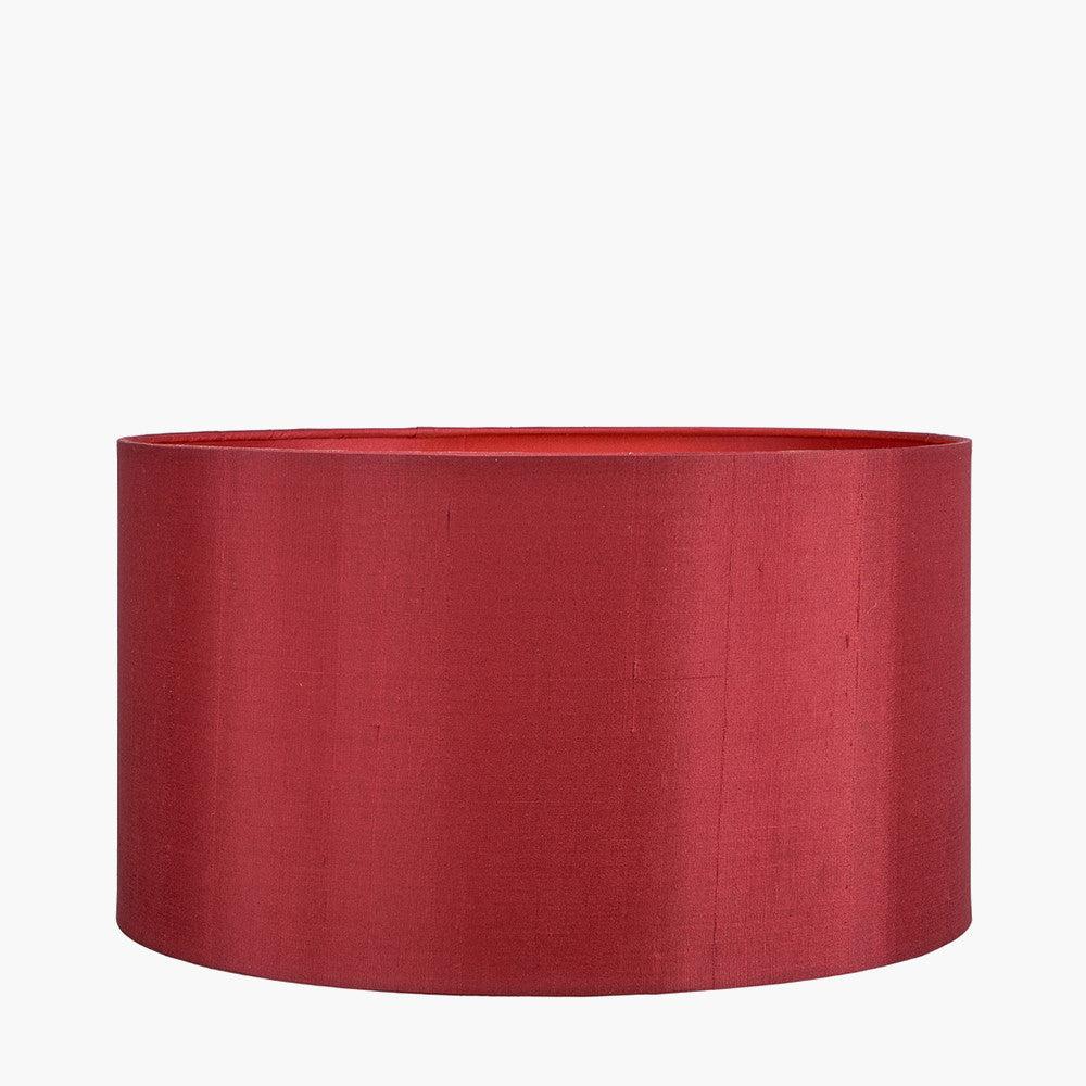 Zara 45cm Mulberry  Silk Lined Cylinder Shade