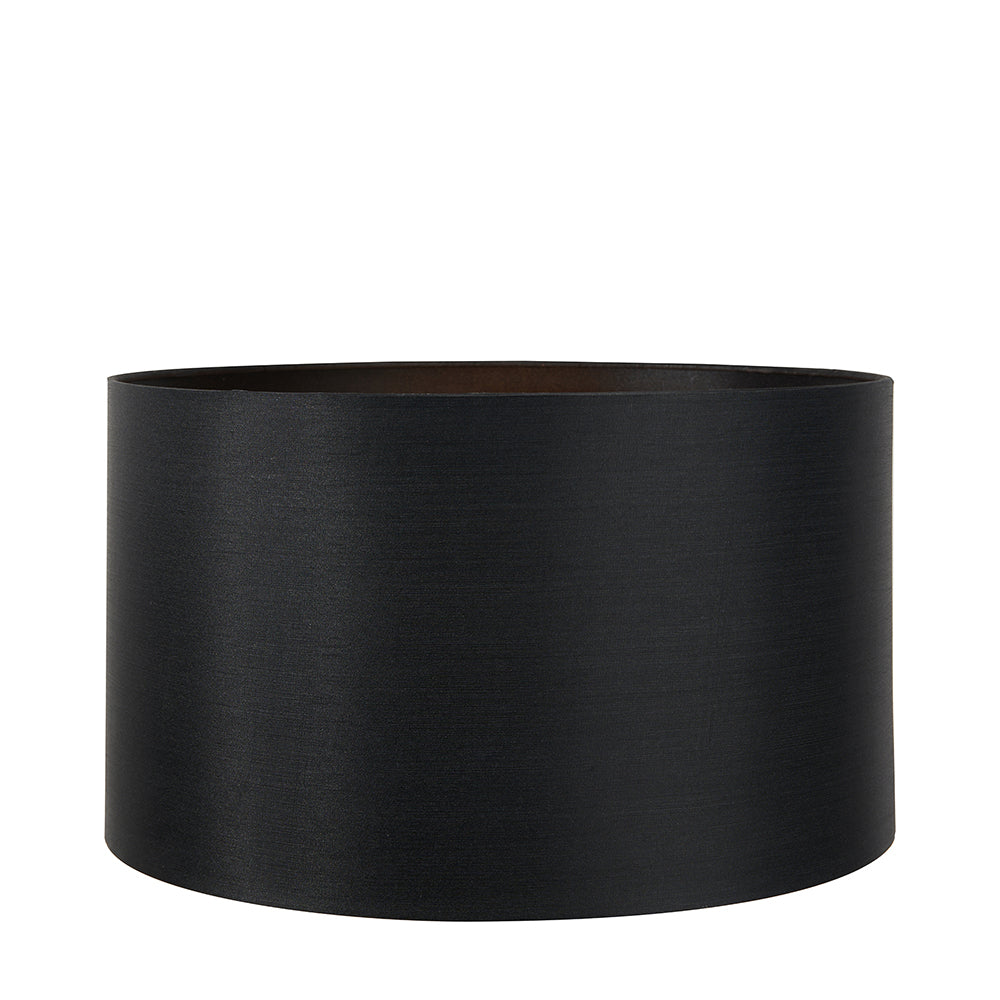 Zara 35cm Black Silk Lined Cylinder Shade