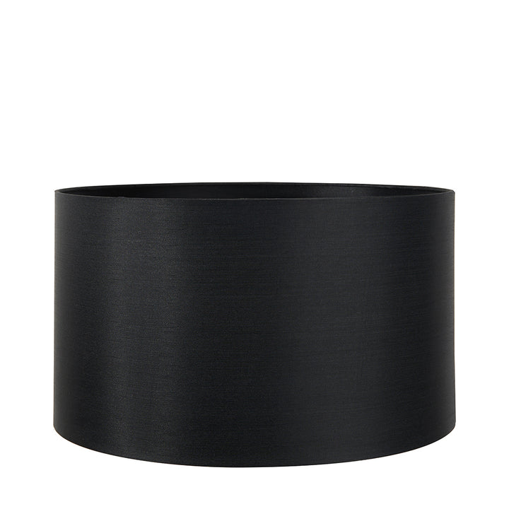 Zara 35cm Black Silk Lined Cylinder Shade